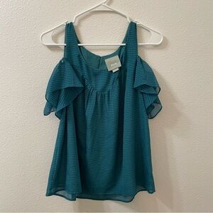Anthropologie Maeve blouse blue size 6